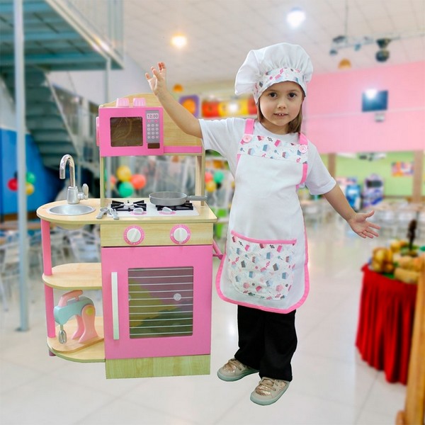 Aventais Chefs de Cozinha Infantis Jardins - Avental Chef Cozinha
