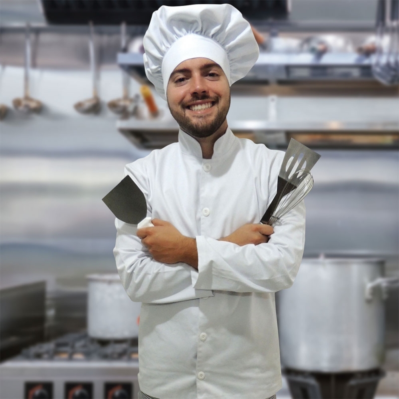 Loja de Uniforme Cozinha Masculino Brás - Uniforme Chef Cozinha