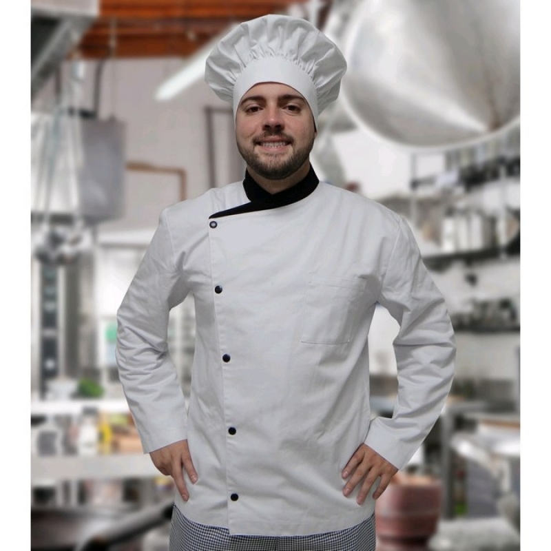 Toucas Cozinheiros com Aventais Carandiru - Touca Personalizada de Cozinheiro